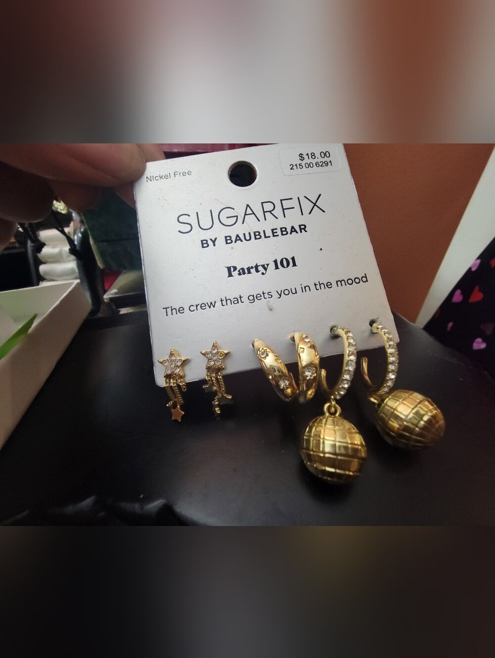 SugarFix Gold Star Dangle Earrings by BaubleBar - Gold